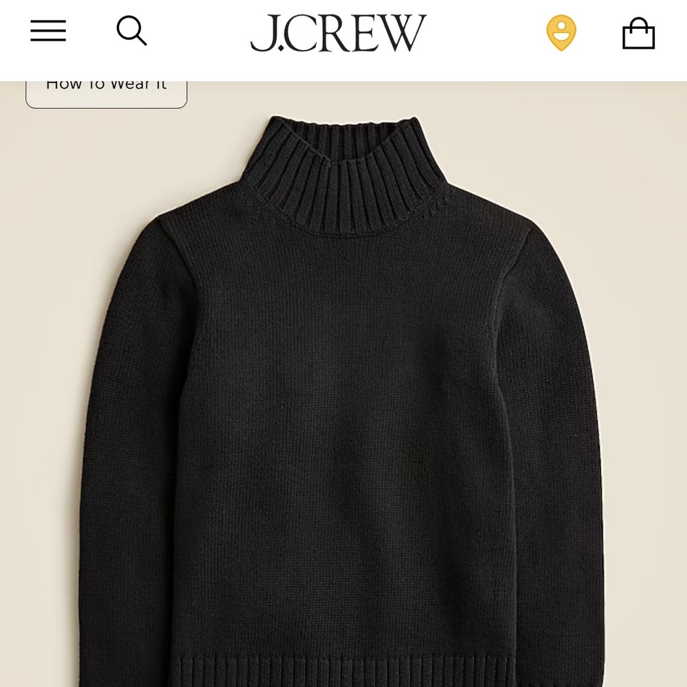 Nice heavy cotton sweater, new with tags - Picture 3 of 3